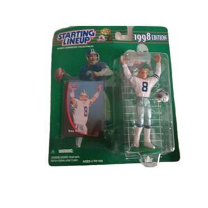 Troy Aikman Dallas Cowboys NFL Kenner Starting Lineup Figure 1998